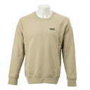 【VANSウェア】Earthcolor Crew Sweat ヴァンズ スウェット VA-L059　BEIGE