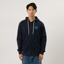 【VANSウェア】VANS OFF THE WALL Z/H ヴァンズ ジップアップフーディー CD20SS-MC05　NAVY