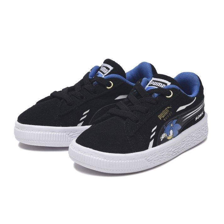 ベビー 【PUMA】 プーマ SEGA SUEDE SONIC AC (13-16) セガ スウェード ソニック AC 371999　01BK