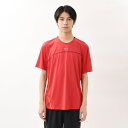  サッカニー M DRAFTY SHORT SLEEVE ランニングシャツ SAM800214-RED　Saucony RED