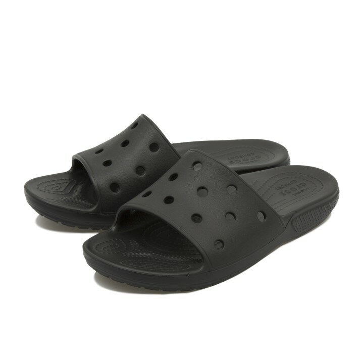 【crocs】 クロックス Classic Crocs Slide クラシック クロックス スライド 206121-001　Black