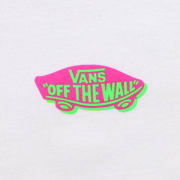 キッズ 【VANSウェア】 ヴァンズ Tシャツ Neon OTW Boys S/S T-Shirts VA20SS-KT06　WHITE