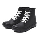 fB[X yABC SELECTz LACE UP RAIN [XAbvC W9001@BLACK/WHITE