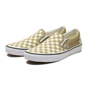 【VANS】CLASSIC SLIP-ON ヴァンズ クラシックスリッポン VN0A4BV31G9　(CHK)CORNSTALK