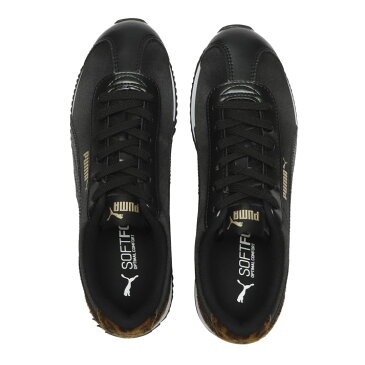 レディース 【PUMA】 プーマ TURINO STACKED LEOPARD チュリーノスタックド レオパード 380217 ABC-MART限定 *01BK/BK
