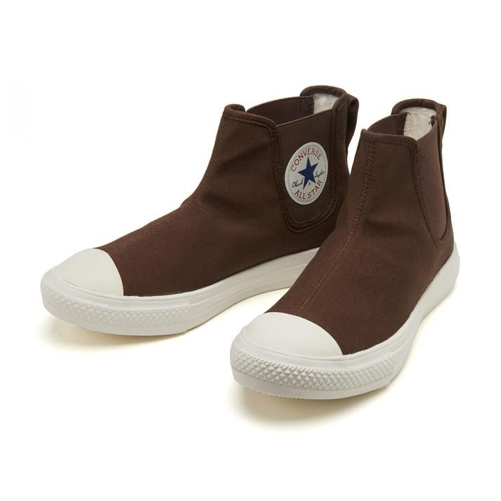 【CONVERSE】 コンバース スニーカー ALL STAR LIGHT WR SIDEGORE HI オールスター ライト WR サイドゴア ハイ 31302561 BROWN