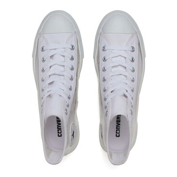 【CONVERSE】 コンバース スニーカー ALL STAR LIGHT CLEARMATERIAL HI オールスター ライト クリアマテリアル ハイ 31302940 ABC-MART限定 *WHITE