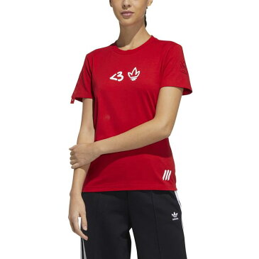 レディース【adidas】 アディダス W VDAY TEE SS ショートスリーブTシャツ H39015 SCAR