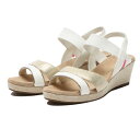 レディース【ABC SELECT】 WEDGE SANDAL 5 ウエッジサンダル 5 W2005 WHITE/BEIGE