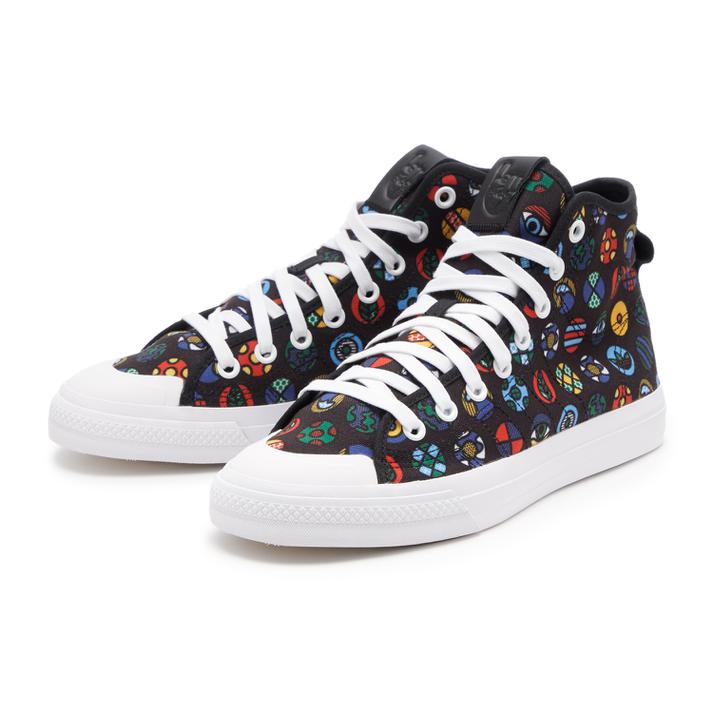 【ADIDAS】 アディダス NIZZA HI RF ニッツァ HI RF GZ1331 CBLK/FWHT/BGRN