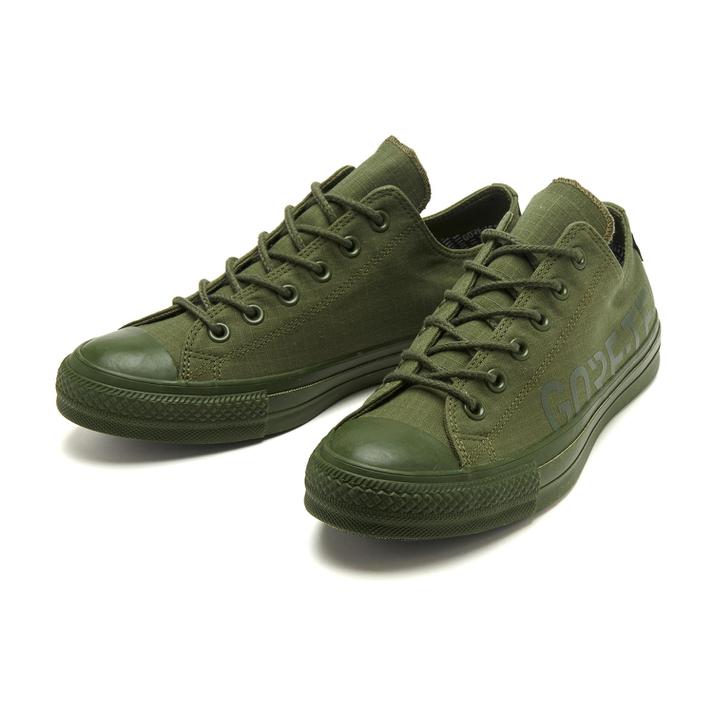 【CONVERSE】 コンバース AS 100 GORE-TEX SIDELOGO MN OX オールスター 100 ゴアテックス サイドロゴ MN OX 31303620 OLIVE