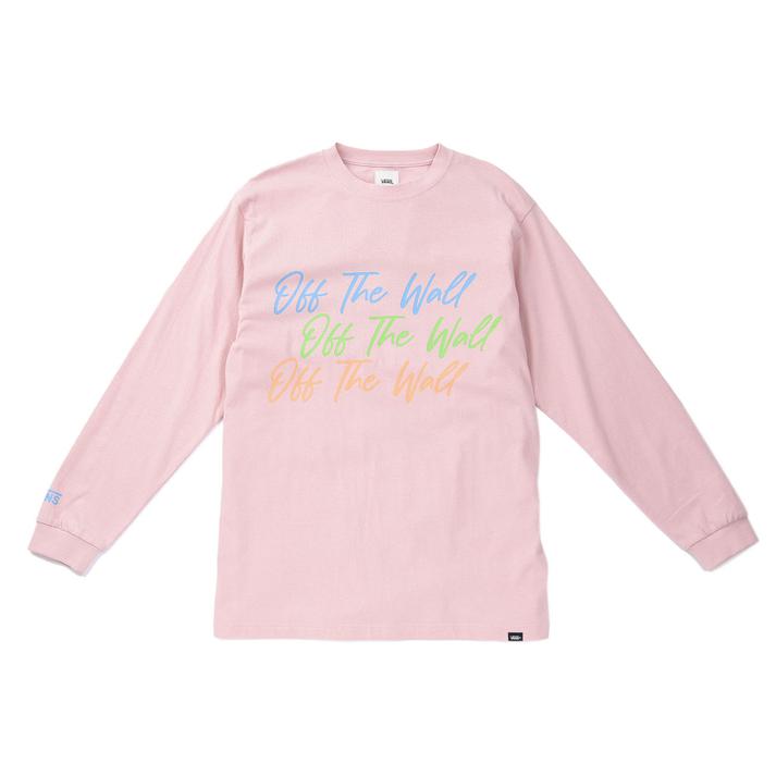 【VANS】 ヴァンズ W NEON O.T.W.L/S T-Shirt ロングスリーブ 121K3020300 PINK