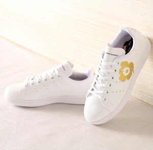 レディース 【ADIDAS】 アディダス STAN SMITH J スタンスミス J マリメッコ H04683 #FWHT/FWHT/GDM