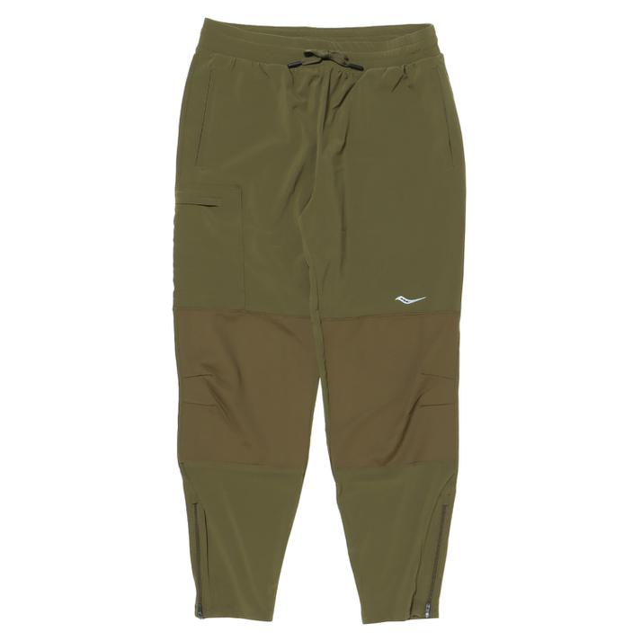 【Saucony】 サッカニー M SUMMIT JOGGER ロングパンツ SAM800261-DO DARK OLIVE