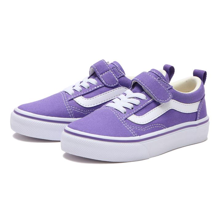 キッズ 【VANS】 ヴァンズ OLD SKOOL(15-22) キッズ オールドスクール V36CS COLORS PURPLE