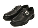 【HAWKINS】ホーキンス ビジネスシューズ エアライトスーパー5 モンク 3E HB30015 SL/BLACK