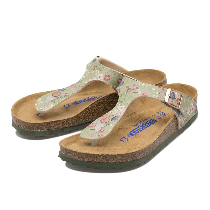 レディース 【BIRKENSTOCK】 ビルケンシュトック GIZEH SFB ギゼ SFB 1012772 M-FLW KHAKIのサムネイル