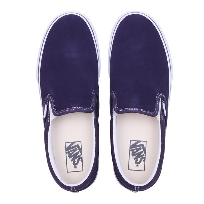 【VANS】 ヴァンズ SLIP ON スリッポン V98CF SUEDE NIGHTSHADE