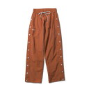 【AKTR】 アクター W BREEZE SIDE SNAP PANTS ロングパンツ 221-064020 ORANGE