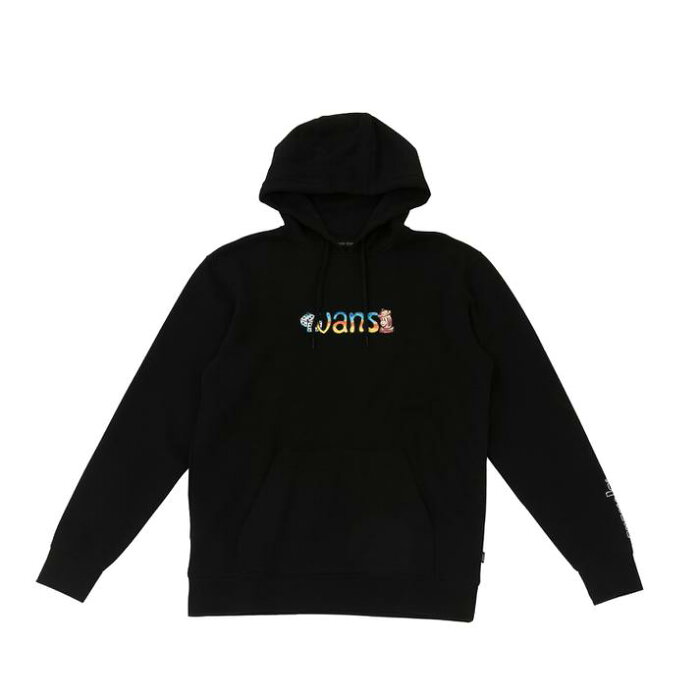 【VANS】 ヴァンズ M VANS X CRAYOLA FLEECE PO スウェット VN0A7SFMYUY (CRAYOLA) BLACK