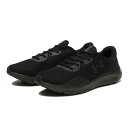 【UNDER ARMOUR】 アンダーアーマー M UA Charged Pursuit 3 EX WIDE UAチャージド パスート3 エクストラ ワイド 3025801 ABC-MART限定 002BLK/BLK/BLK