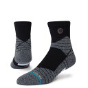 ySTANCE SOCKSz X^X \bNX ICON SPORT QTR \bNX A459A21SQB#BLK BLACK