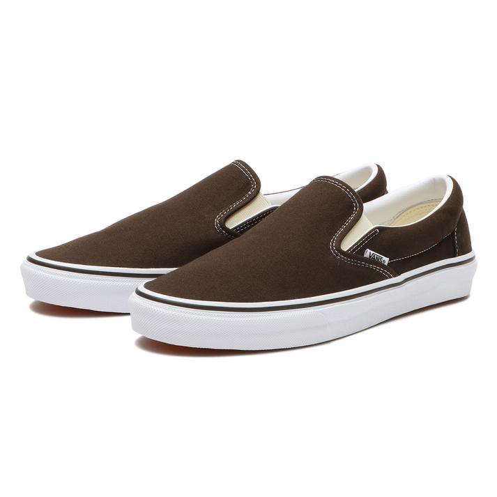 【VANS】 ヴァンズ SLIP ON スリッポン V98CLA P.BROWN