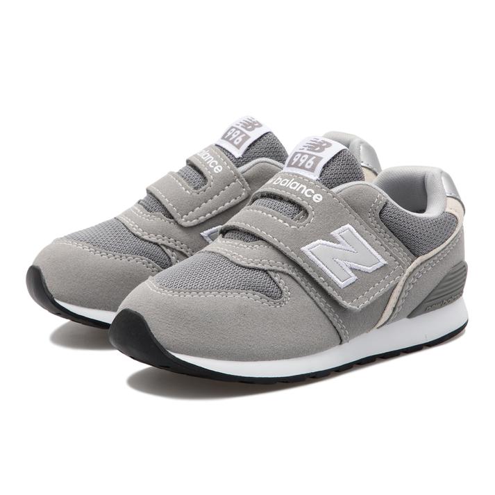 ベビー 【NEW BALANCE】 ニューバランス 12-165IZ996GR3(W) IZ996 IZ996GR3 GRAY(GR3) 【ご注意】こちらの商品は弊社実店舗からも集約(入荷)するため、「靴箱の破損、色あせ、プライス貼付、剥がし跡」「靴箱内の包装用紙破れ、商品タグなどが無い状態」「履きジワやボンドの付着、若干のシミ、汚れ」が生じる場合がございます。また、正規の靴箱が著しく破損している状態時には代替の靴箱を使用する場合もございます。尚、弊社実店舗から集約しました商品は検品を行って販売可能な商品をご案内致しております。その為、商品の状態の指定はできませんので予めご了承下さい。※こちらの商品につきましては下記ご利用ガイドをご確認下さい。■ご利用ガイド 踵部にCRを搭載し安定性を向上するとともに、クッション性と屈曲性を高めたソール、new balanceロゴをプラスした面ファスナーを採用し、人気の「996」INFANTモデルがV3にアップデート。親子お揃いでコーディネートを楽しめるようにLIFESTYLE「CM996」とカラーリンクしたニューバランスの定番カラー。 サイズ目安はこちら 【サイズ目安】(個人差がございますので、あくまでも目安とお考え下さい。)このシューズの作りは標準です。素材=人工皮革（=合成皮革）・合成繊維 【ご購入前に必ずこちらをご確認ください。 】 [ABCMART][ABCmart][abcmart][ABCマート][abcマート][エービーシーマート][エービーシー][エービーシー マート]