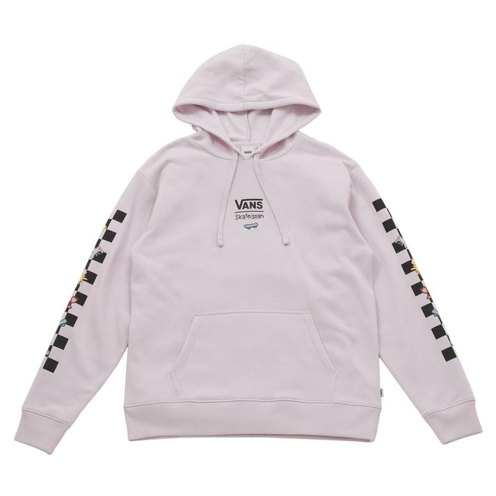 【VANS】 ヴァンズ W VANS X SKATEISTAN BF HOODIE スウェット VN0A5LF31QW ORCHID ICE