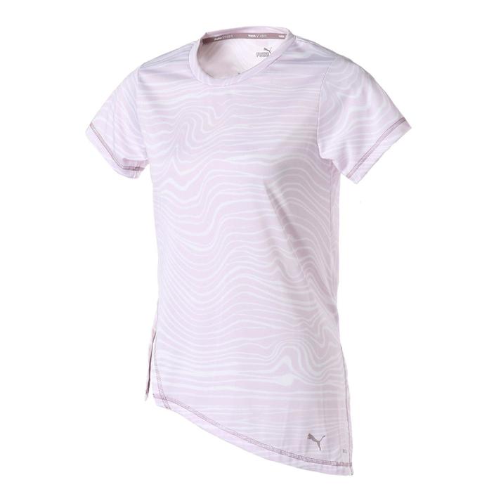 レディース 【PUMA】 プーマ W STUDIO AOP TEE STUDIO AOP SS Tシャツ 521858 17LAVENDER FOG