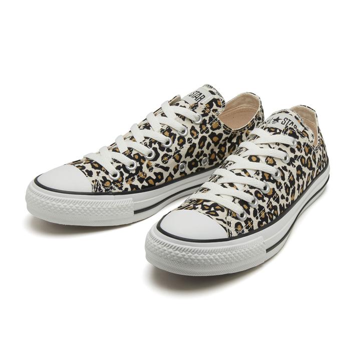 【CONVERSE】 コンバース AS LEOPARD OX オールスター レパード OX 31307190 ABC-MART限定 *WHITE