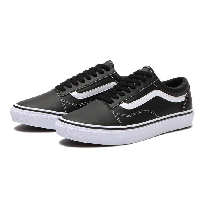 【VANS】 ヴァンズ OLD SKOOL PU オールドスクールPU V36CF WR BLACK/WHITE