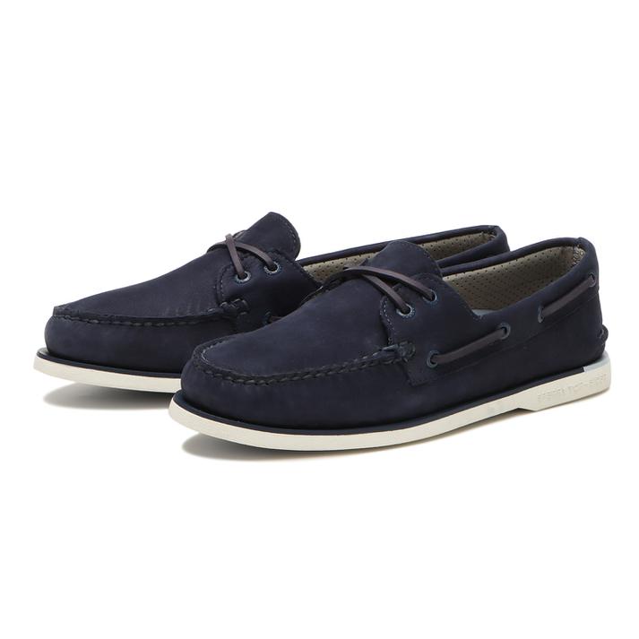 【SPERRY TOPSIDER】 スペリートップサイダー GOLD A/O 2-EYE NUBUCK ゴールド エーオー ツーアイ ヌバック STS24501 NAVY