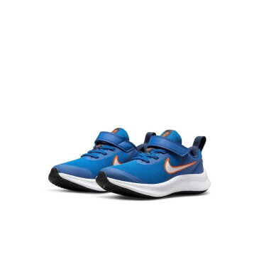 キッズ 【NIKE】 ナイキ 17-22STAR RUNNER 3 (PSV) スター ランナー 3 PSV KDA2777 403GAERL/WHITE