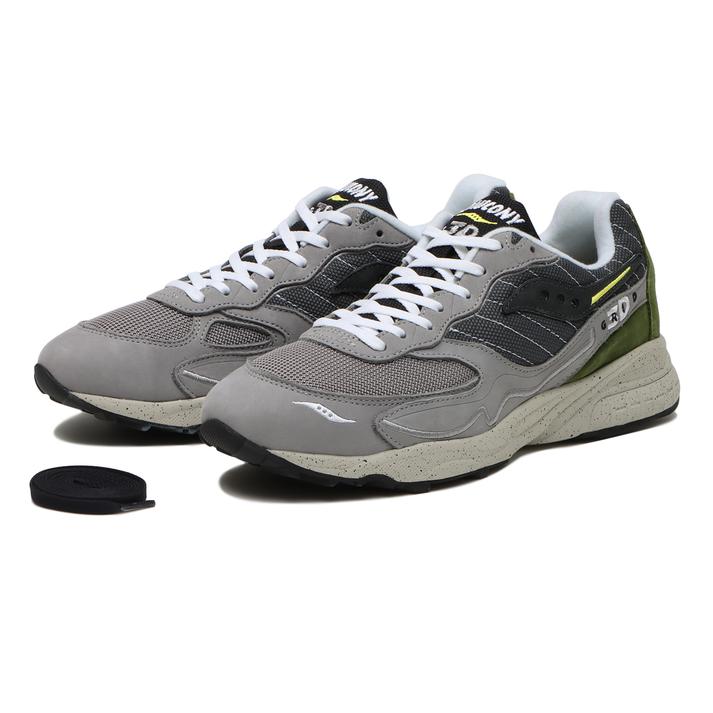 サッカニー スニーカー メンズ 【SAUCONY】 サッカニー 3D GRID HURRICANE 3D グリッド ハリケーン S70670-1 D.GREY/L.GREY