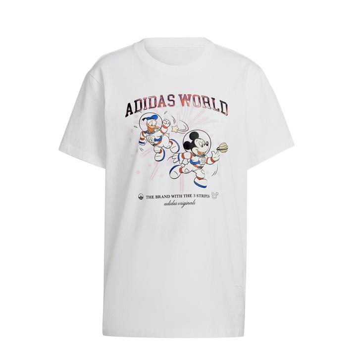 レディース 【adidas】 アディダス W GRAPHIC TEE(DSN) ショートスリーブ（ディズニー） HL9051 ABC-MART限定 *WHT