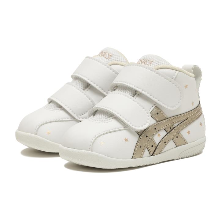 ベビー 【ASICS】 アシックス 12-135 AMULEFIRST SL アミュレファースト SL 1144A223 102 W/CGOLD