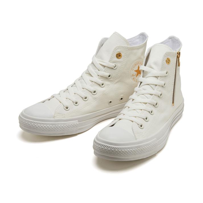 【CONVERSE】 コンバース AS GLDZIP HI オールスター ゴールドジップ Z ＃ HI 31307450 ABC-MART限定 *WHITE