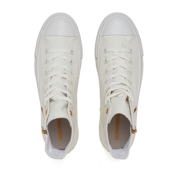 【CONVERSE】 コンバース AS GLDZIP HI オールスター ゴールドジップ Z ＃ HI 31307450 ABC-MART限定 *WHITE