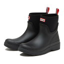 レディース 【HUNTER】 ハンター WOMEN PLAY NEOPRENE BOOT SHORT WOMEN PLAY NEOPRENE BOOT SHORT WFS1020RMA BLK レディースプレイネオプレンブーツが、今季、ライトウェイトシューズコレクションに新たに加わりました。プレイコレクションのシグネチャーナチュラルビーガンラバーと耐水性、断熱性、柔軟性に優れたネオプレンを組み合わせたもので、動きやすくなっています。また、100%リサイクルポリエステルの裏地とインソールが特徴的です。 サイズ目安はこちら 【サイズ目安】(個人差がございますので、あくまでも目安とお考え下さい。)このシューズの作りは標準です。素材=ゴム 【ご購入前に必ずこちらをご確認ください。 】 [ABCMART][ABCmart][abcmart][ABCマート][abcマート][エービーシーマート][エービーシー][エービーシー マート]