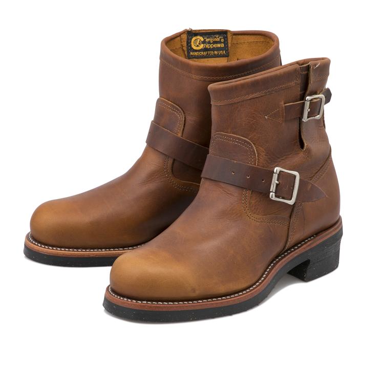 チペワ エンジニアブーツ メンズ 【CHIPPEWA】 チペワ 7 STEEL TOE ENGINEER 7インチ スティールトゥ エンジニアブーツ 1901M12　TAN RENEGADE