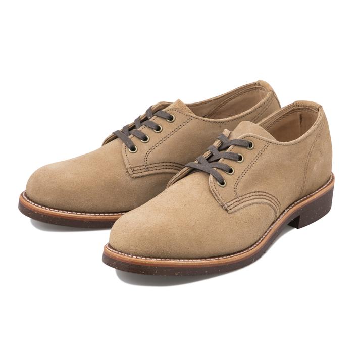 【CHIPPEWA】 チペワ 4INCH SUEDE SERVICE OXFORD 4インチ スエード サービス オックスフォード 1901M77　KHAKI SUEDE