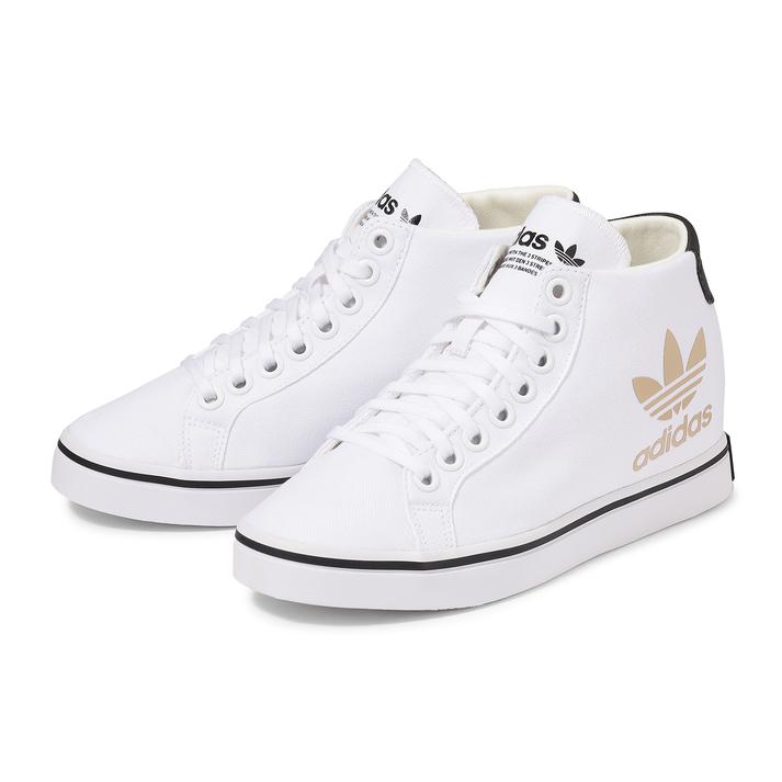 レディース 【ADIDAS】 アディダス 厚底 スニーカー COURTVANTAGE コートバンテージ FZ5600 ABC-MART限定 *FWHT/CBLK/OWHTのサムネイル