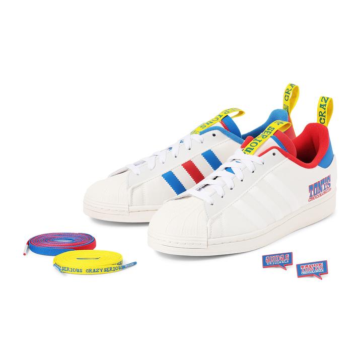 【ADIDAS】 アディダス SUPERSTAR TONYS CHOCOLONELY スーパースター トニーズチョコロンリー GX4712 WHTT/OWHT/VRED