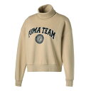 レディース 【PUMA】 プーマ W TEAM RELAXED CREW FL スウェットクルー 538953 67LIGHT SAND