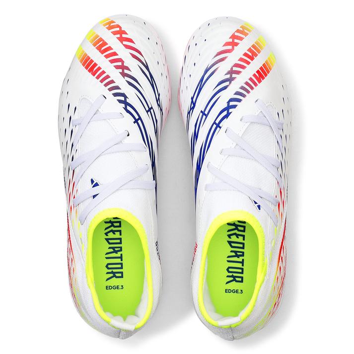 ジュニア 【ADIDAS】 アディダス 21-245predator edge.3 hg/ag j キッズ プレデター エッジ.3 HG/AG J GV8507 FWHT/SYEL/PBLU通販 サッカー 用品 セール