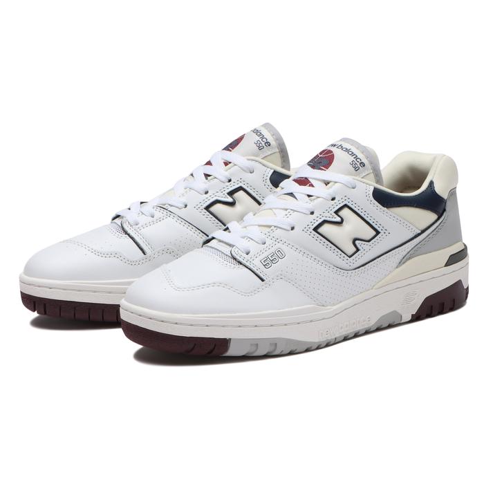 【NEW BALANCE】 ニューバランス BB550PWB(D) BB550 BB550PWB WHITE/NVY(PWB)