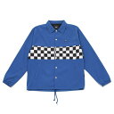 【VANS】 ヴァンズ M VANS CHECKER COACH JACKET アウター 121R1090400 ROYAL