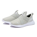 キッズ 【PUMA】 プーマ 17-21FLYER FLEX SLIP ON PS NU フライヤー フレックス スリップオン PS NU 388371 ABC-MART限定 *04GRAY/WHT