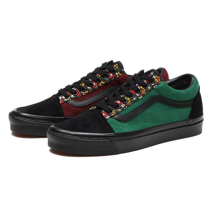 【VANS】 ヴァンズ OLD SKOOL 36 DX オールドスクール36DX VN0A4BVQRGR VELVET RED/GRN